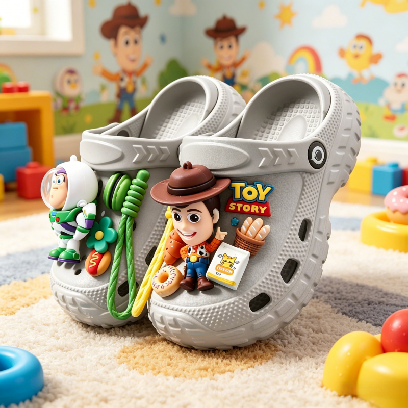 Kids Outdoor Adventure - In Stock Decorated Toy Story Clogs