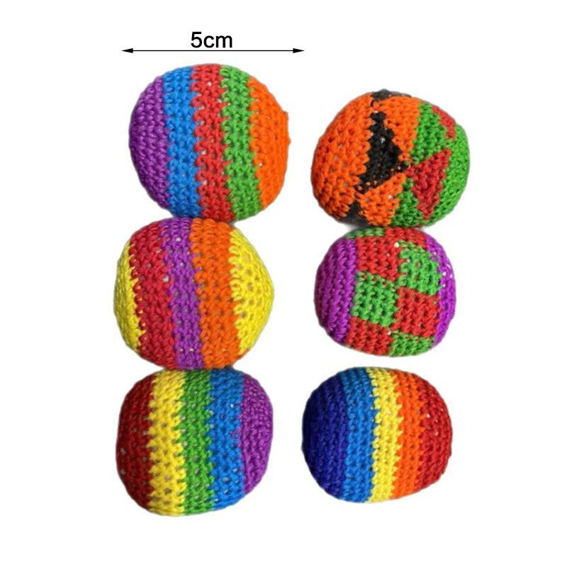 Kids Outdoor Climbing Structure - 1/3/6/9/12pc Outdoor Soft Handmade Footbag Sacks
