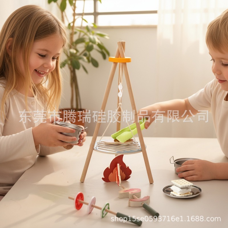 Wooden Outdoor Campfire BBQ Gr - مراجعة Kids Outdoor Bbq وسعره