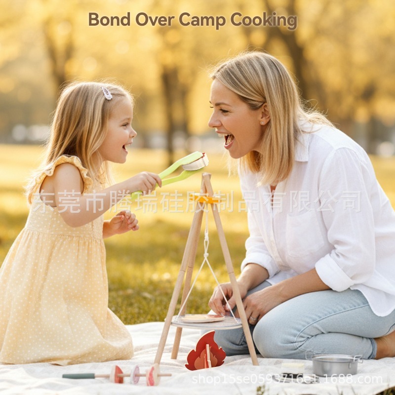 Wooden Outdoor Campfire BBQ Gr - مراجعة Kids Outdoor Bbq وسعره
