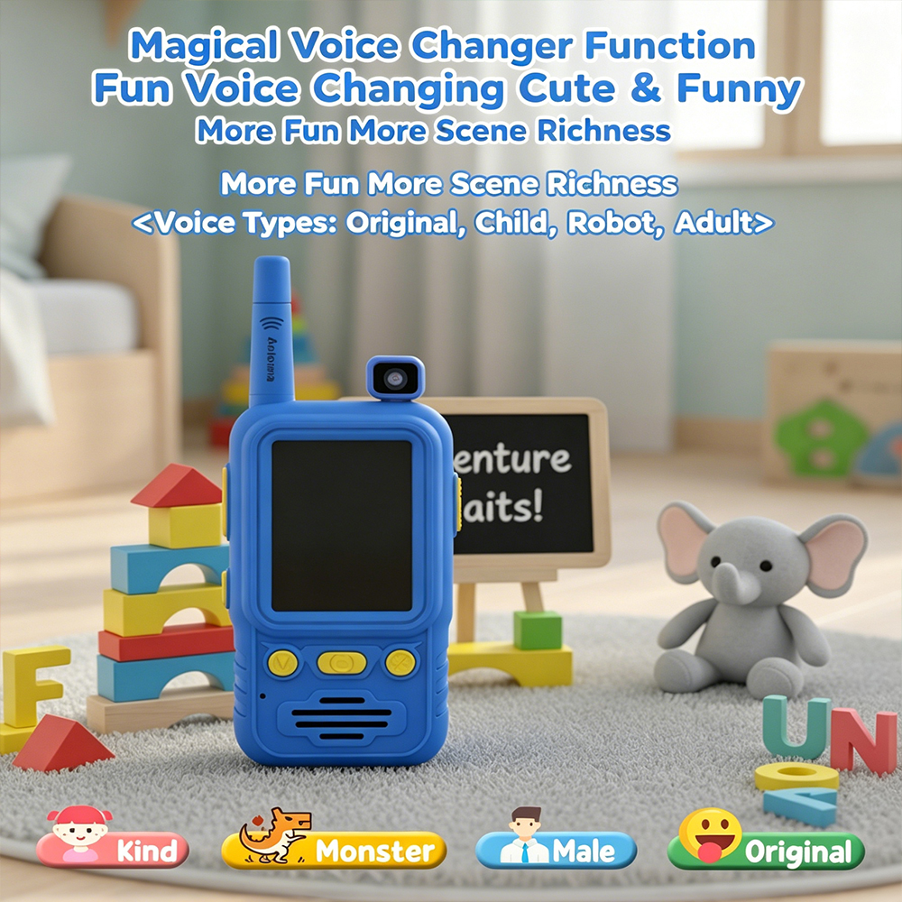 Kids Video Walkie Talkie 2 Pac - مراجعة Kids Outdoor Voices وسعره