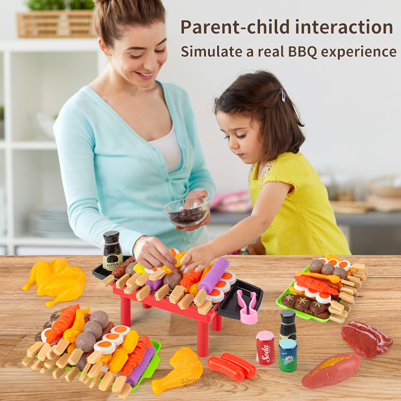 Mini Kitchen Pretend Play Toys - مراجعة Kids Outdoor Bbq وسعره