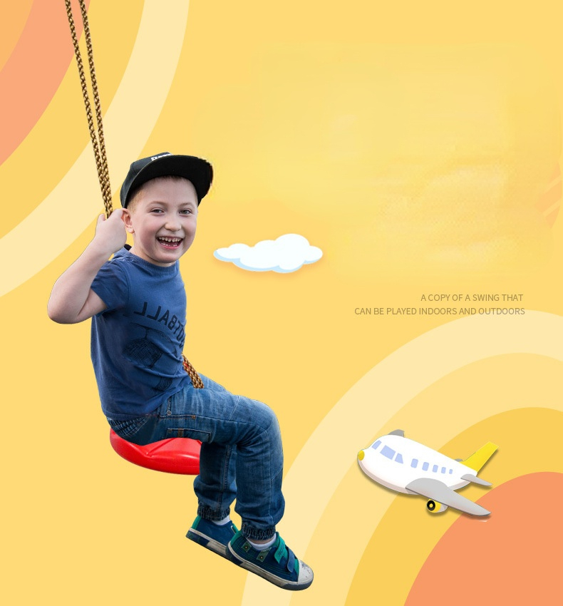 Children's Disc Swing Kid Indo - مراجعة Kids Outdoor Hanging Chair وسعره