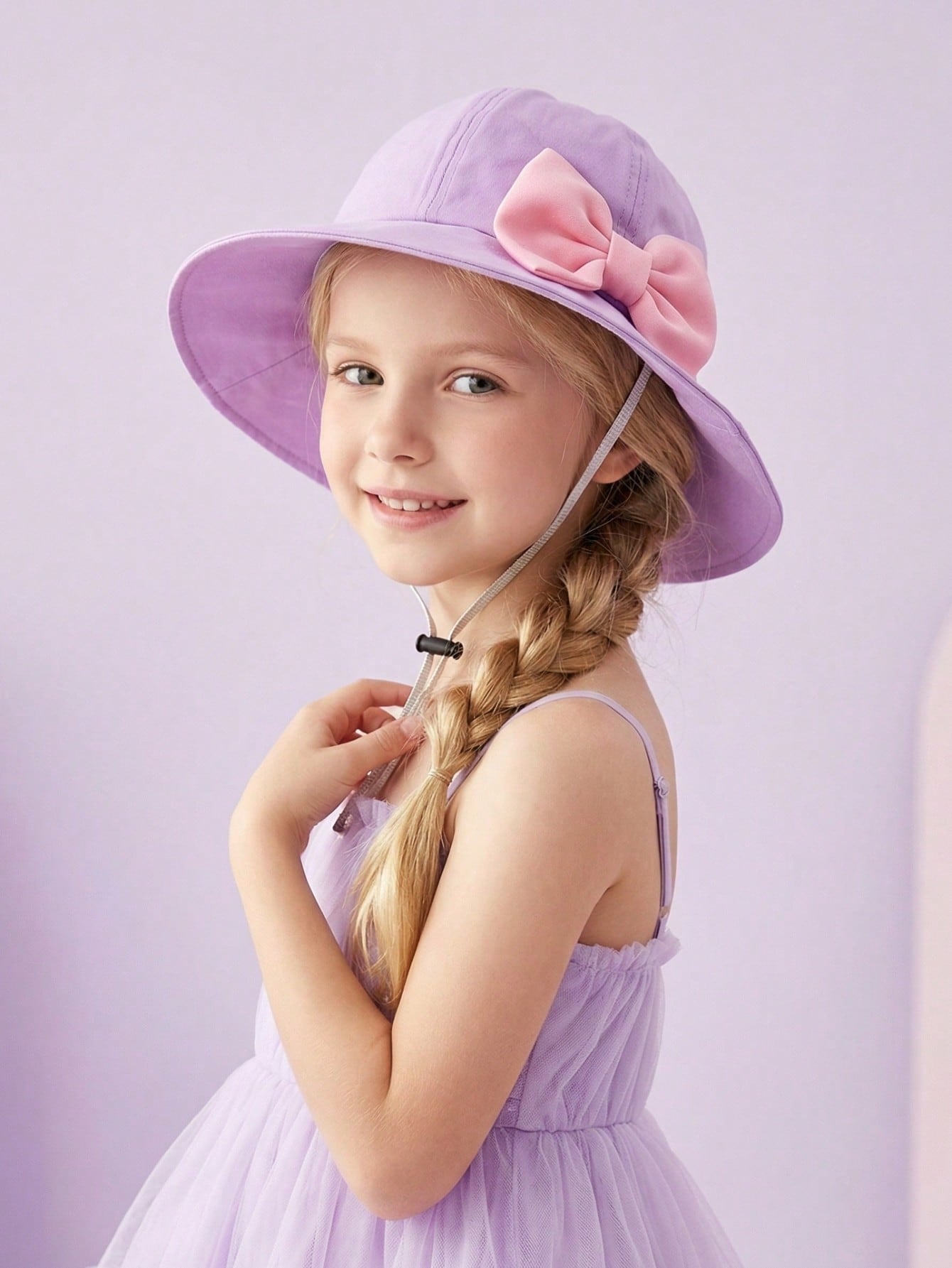 1Pcs Girl 3-8Y Trendy Pink Big - مراجعة Kids Outdoor Hat وسعره