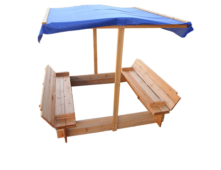 Wooden Chinese Fir Garden Litt - مراجعة Kids Outdoor Sandbox وسعره