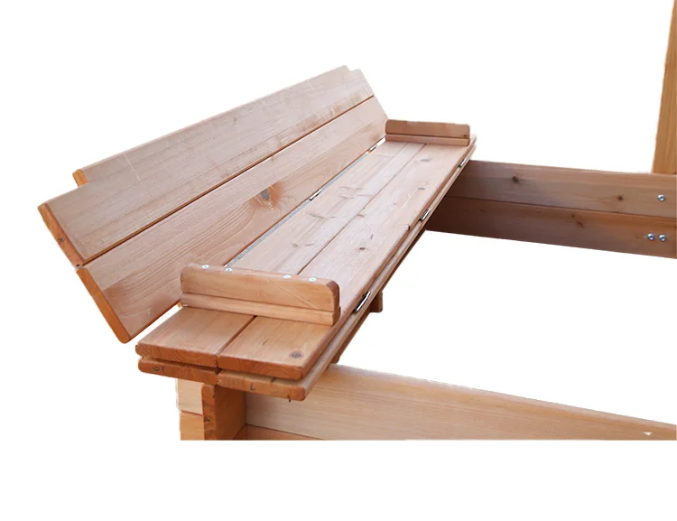 Wooden Chinese Fir Garden Litt - مراجعة Kids Outdoor Sandbox وسعره