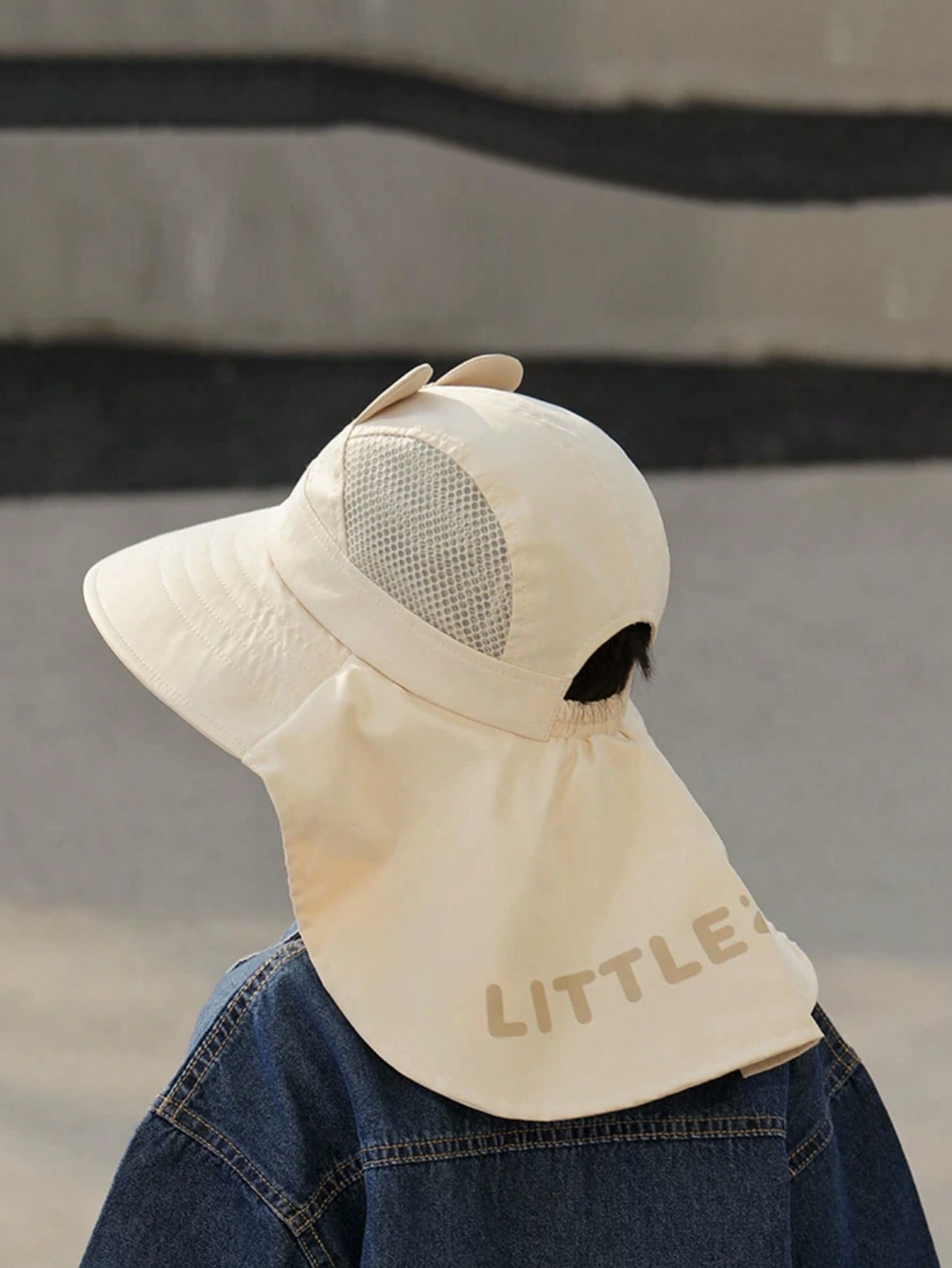 1pcs Kids Cartoon Bear Bucket  - مراجعة Kids Outdoor Hat وسعره