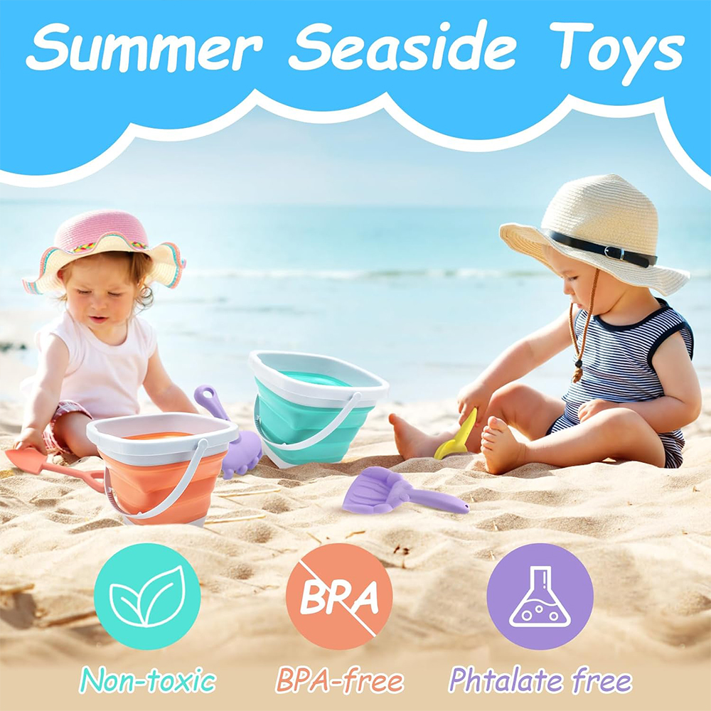 11Pcs Beach Toys Set Gift Pack - مراجعة Kids Outdoor Sandbox وسعره