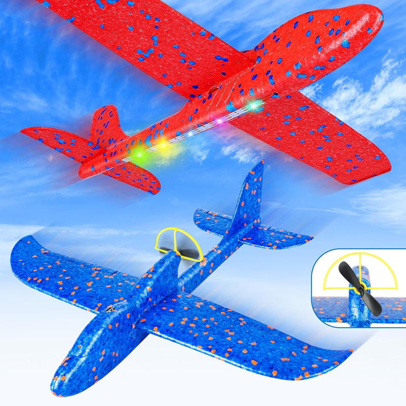 Electric Foam Plane Glider Han - مراجعة Kids Outdoor Adventure وسعره
