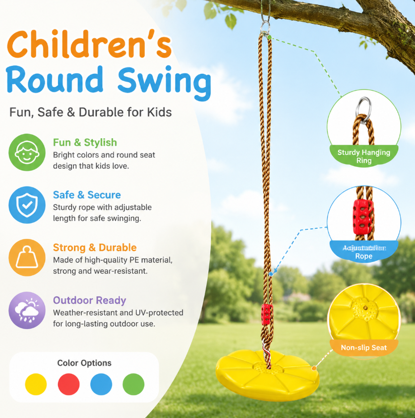 Thickened Octagonal Petal Swin - مراجعة Kids Outdoor Hanging Chair وسعره