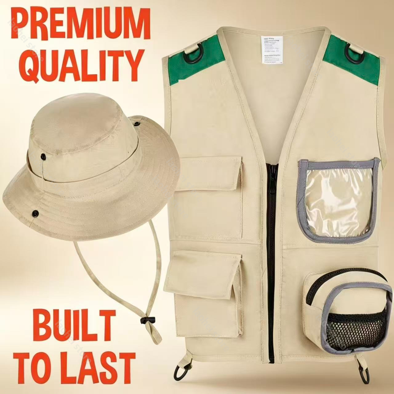 Kids Explorer Vest and Hat Cos - مراجعة Kids Outdoor Hat وسعره