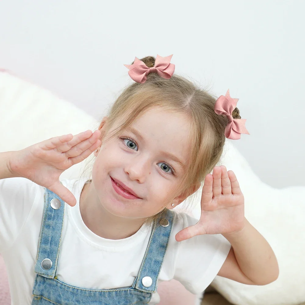 10Pcs Bows Elastic Hair rubber - مراجعة Kids Outdoor Decor وسعره