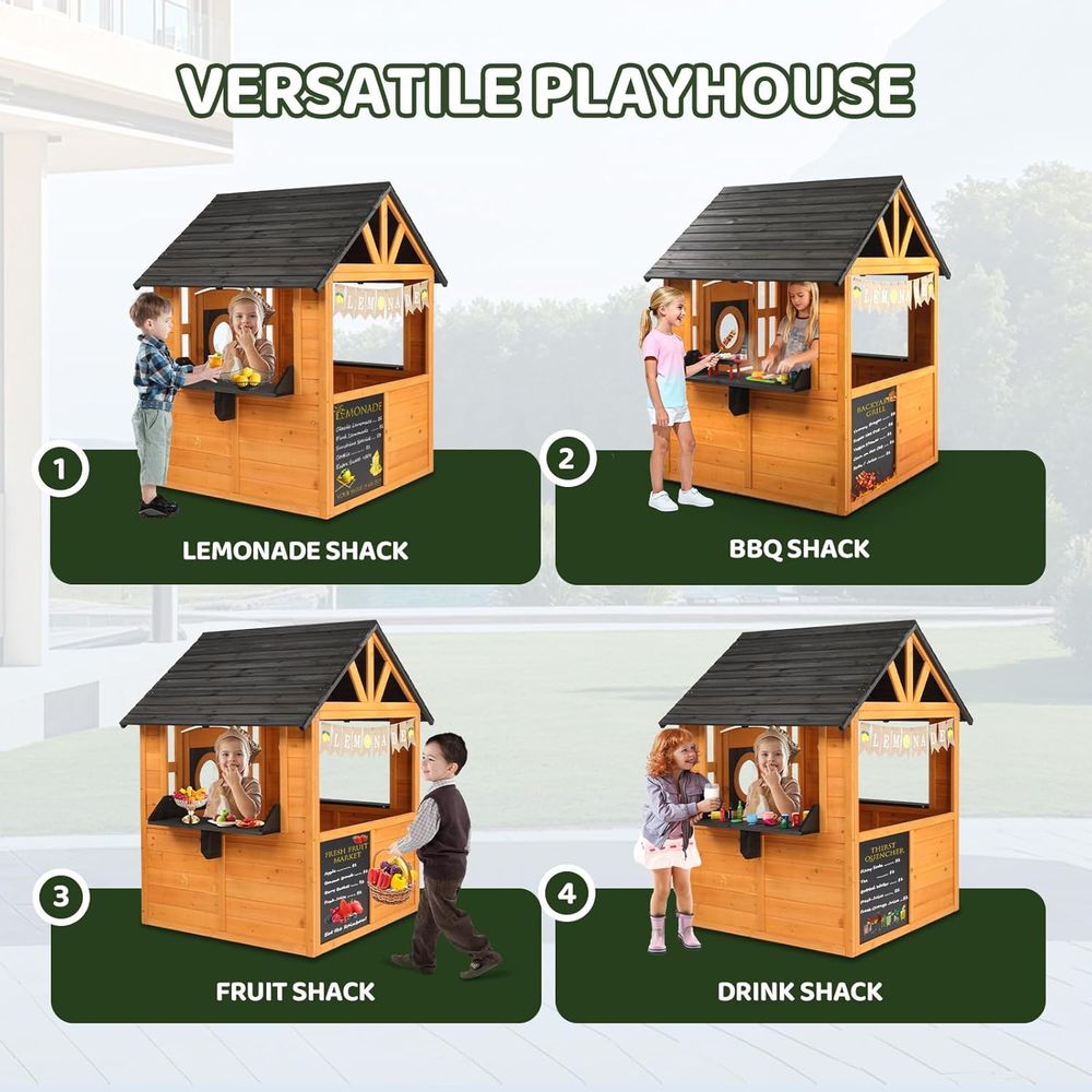 MOR Kids Wooden Lemonade Stand - مراجعة Kids Outdoor Bbq وسعره