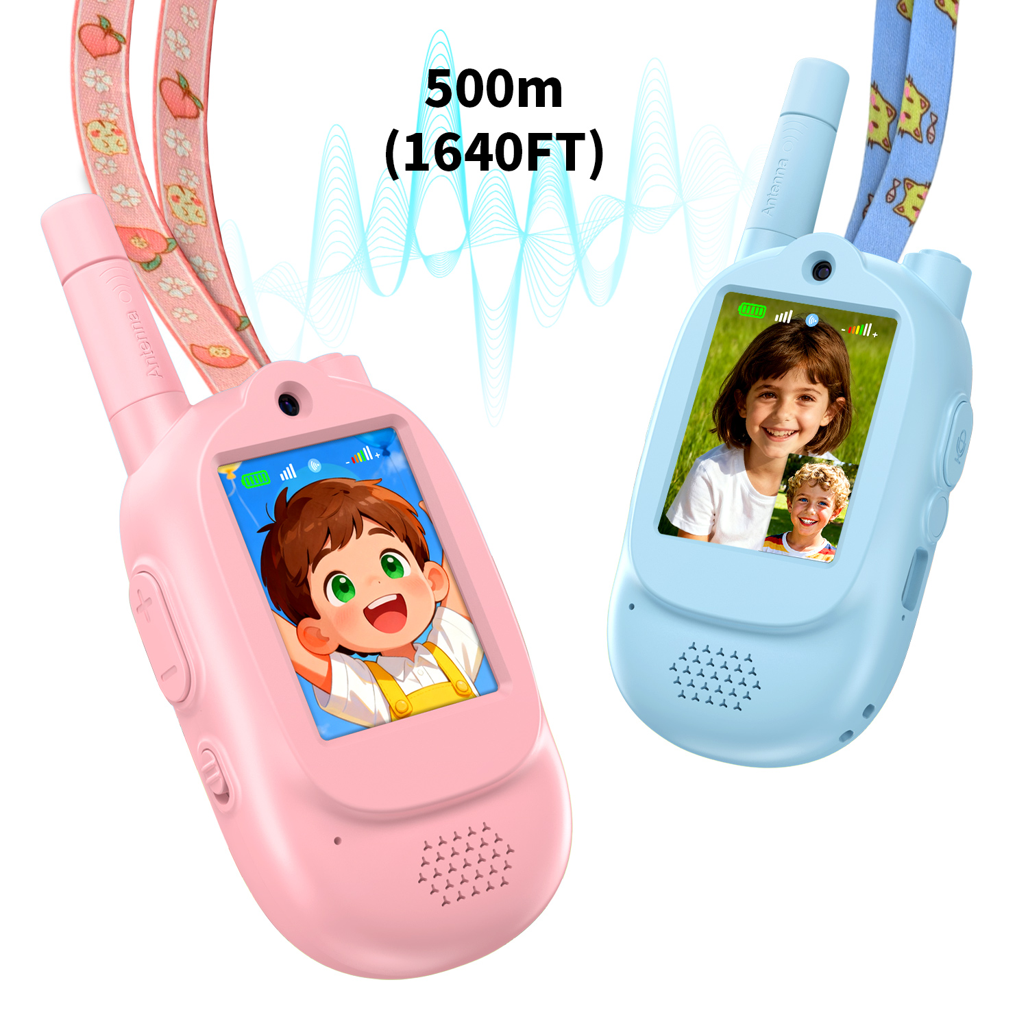 500m/1640ft Kids Video Walkie  - مراجعة Kids Outdoor Voices وسعره