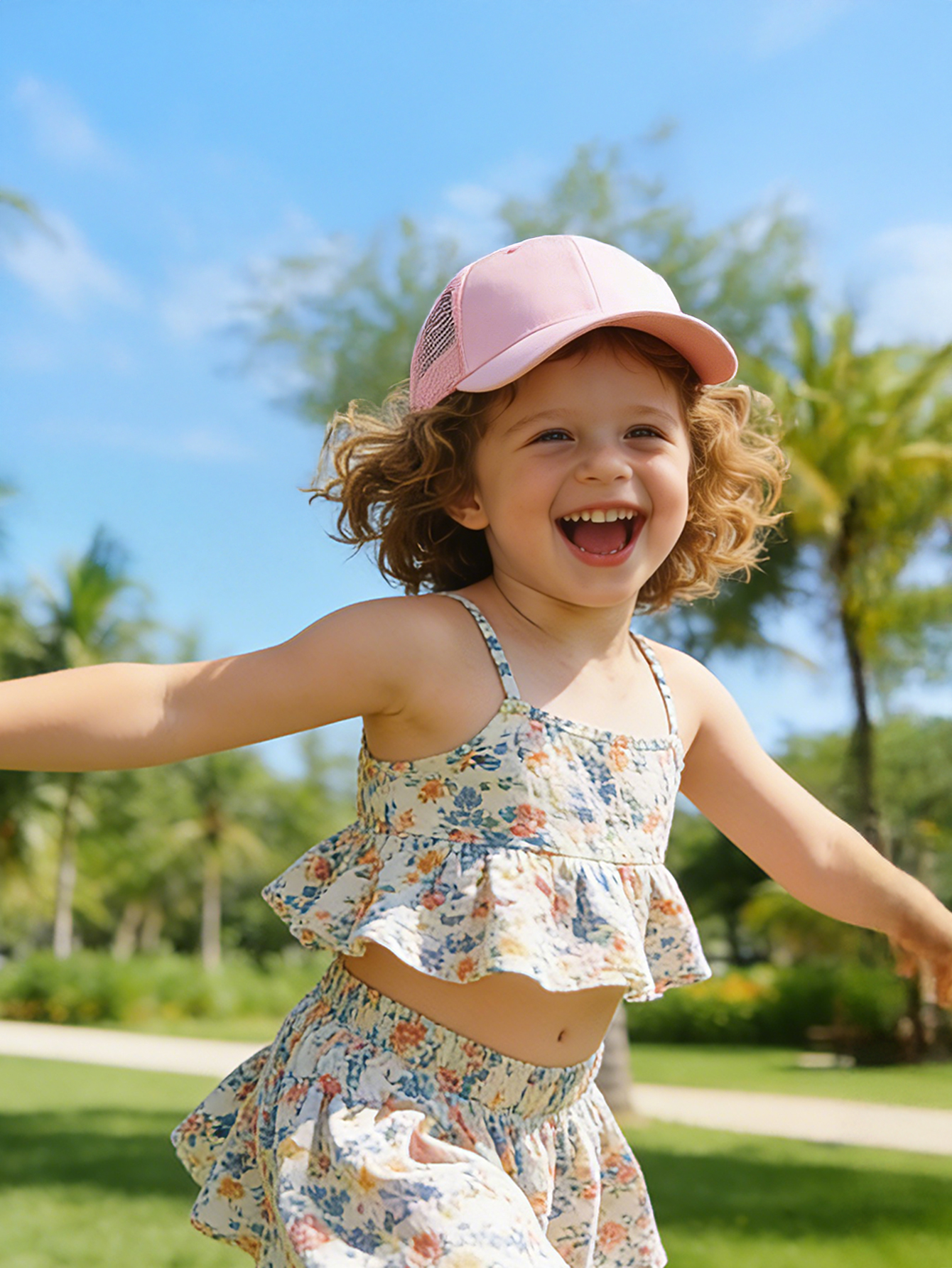 1 pc solid color mesh baseball - مراجعة Kids Outdoor Hat وسعره