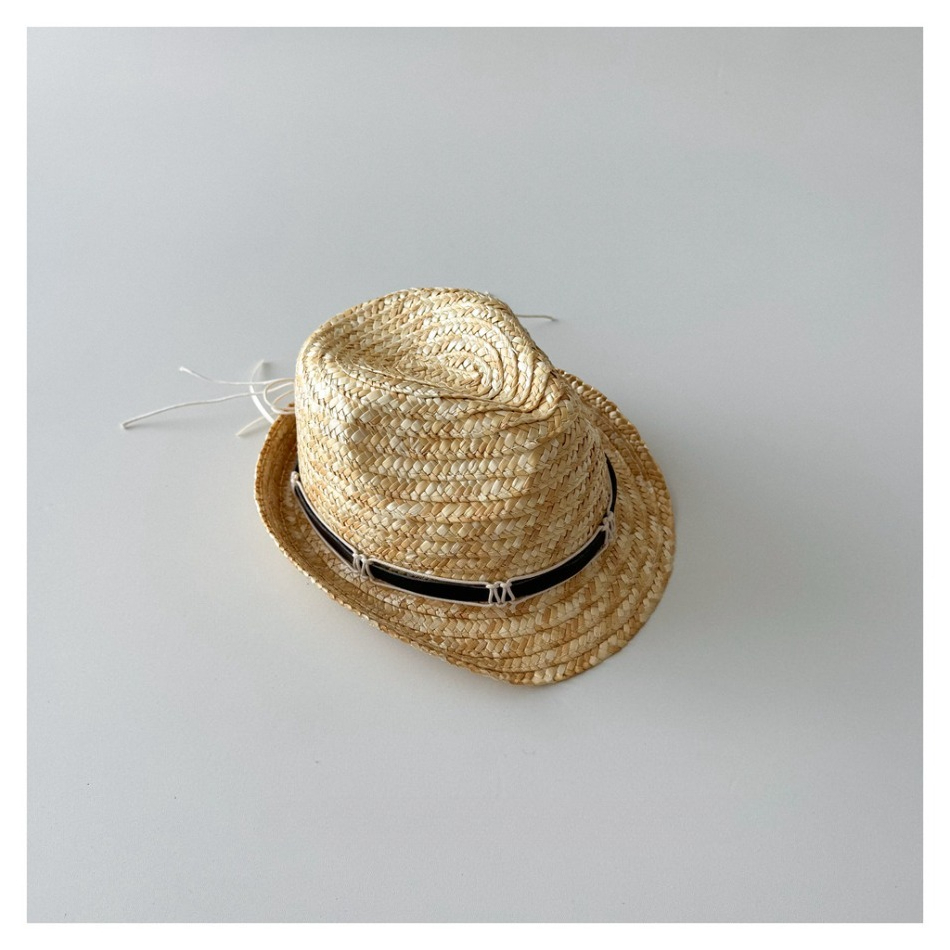 Kids Natural Straw Fedora Hat  - مراجعة Kids Outdoor Hat وسعره