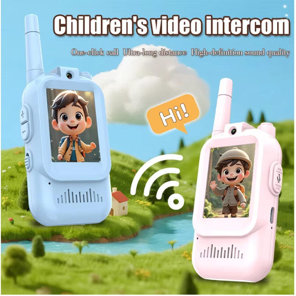 2PCS Video Walkie Talkies Mini - مراجعة Kids Outdoor Voices وسعره