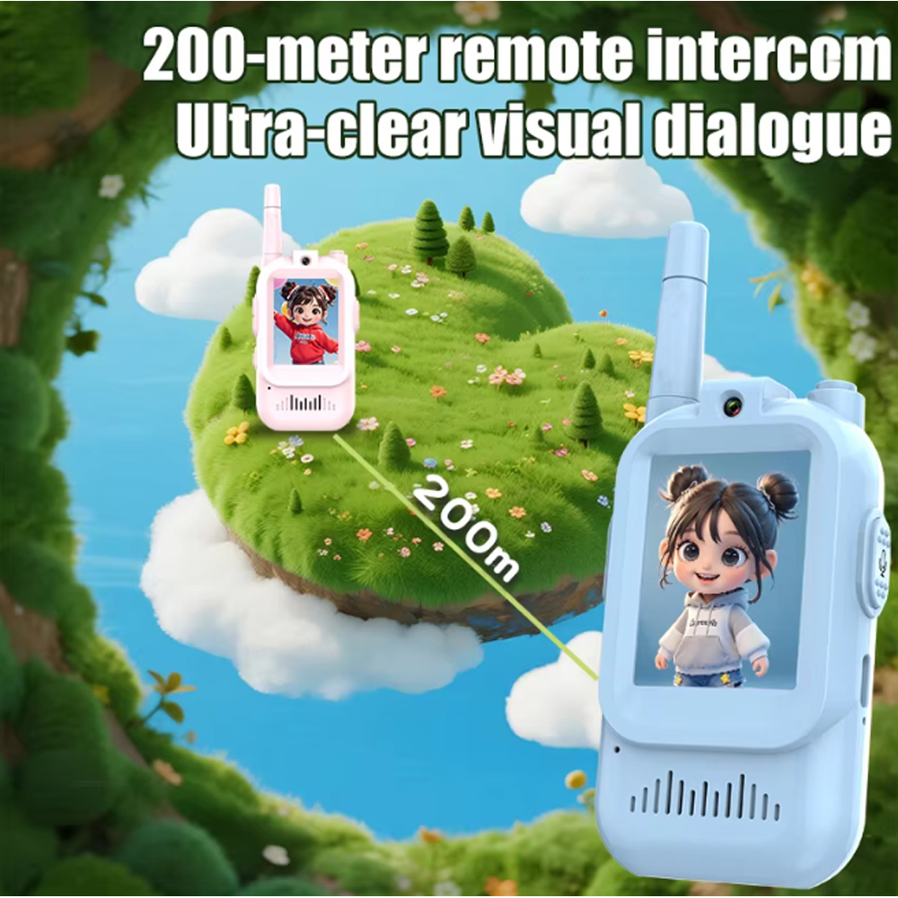 2PCS Video Walkie Talkies Mini - مراجعة Kids Outdoor Voices وسعره