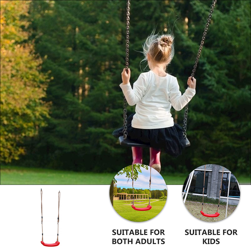 1Set Heavy Duty Plastic Swing  - مراجعة Kids Outdoor Hanging Chair وسعره