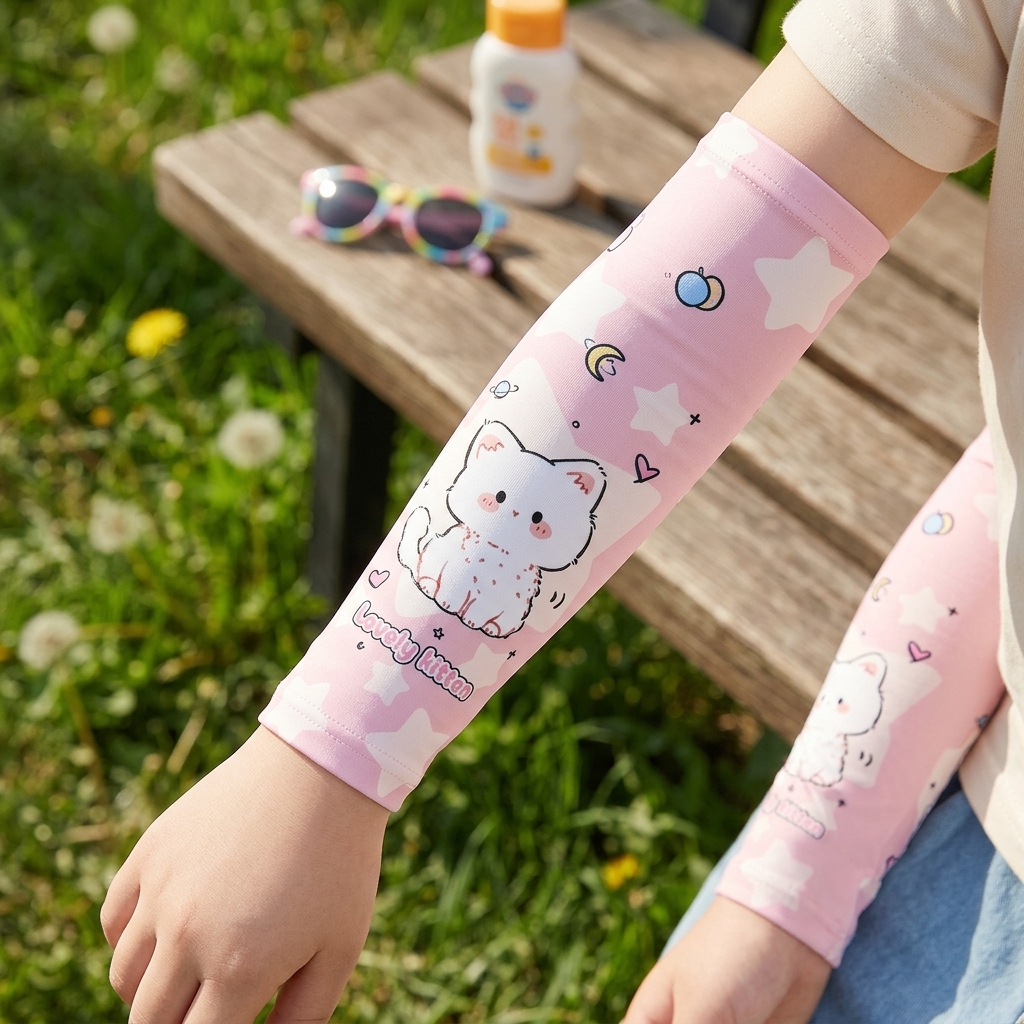 Cartoon Kids Ice Silk Sun Prot - مراجعة Kids Outdoor Adventure وسعره