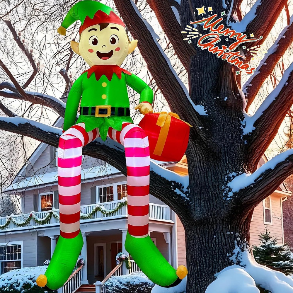 8FT Christmas Inflatables Sitt - مراجعة Kids Outdoor Decor وسعره