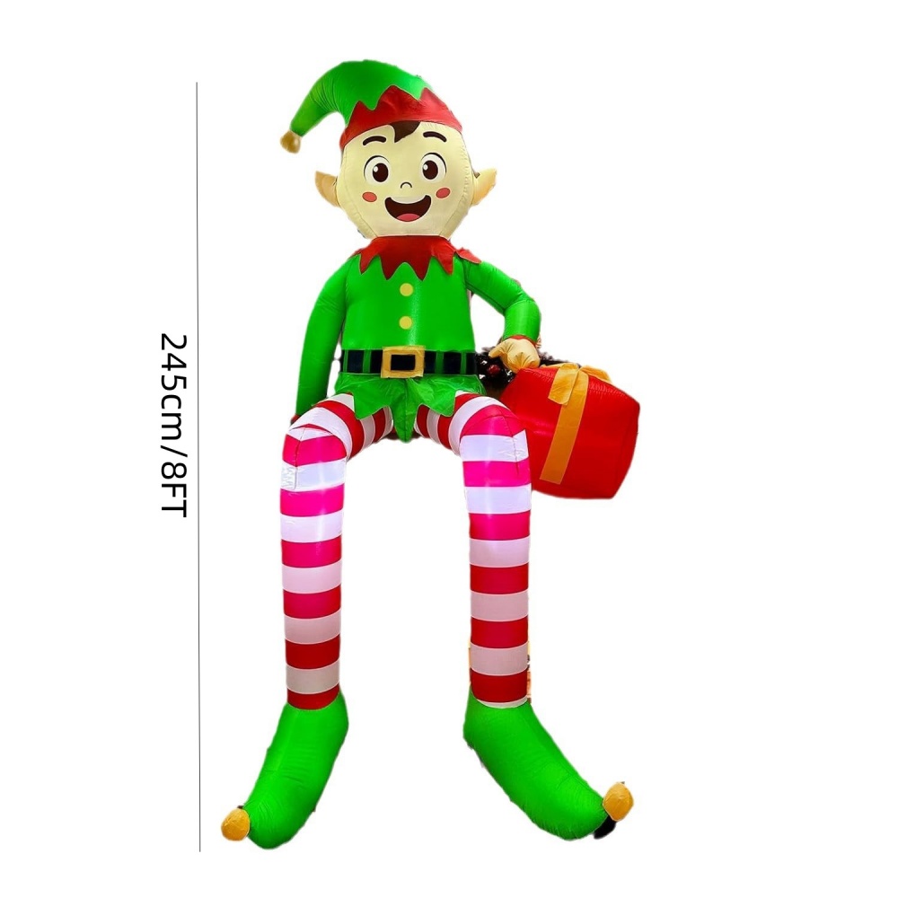8FT Christmas Inflatables Sitt - مراجعة Kids Outdoor Decor وسعره