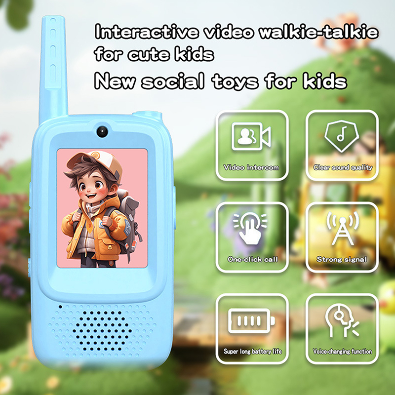 2pcs Video Walkie Talkies For  - مراجعة Kids Outdoor Voices وسعره