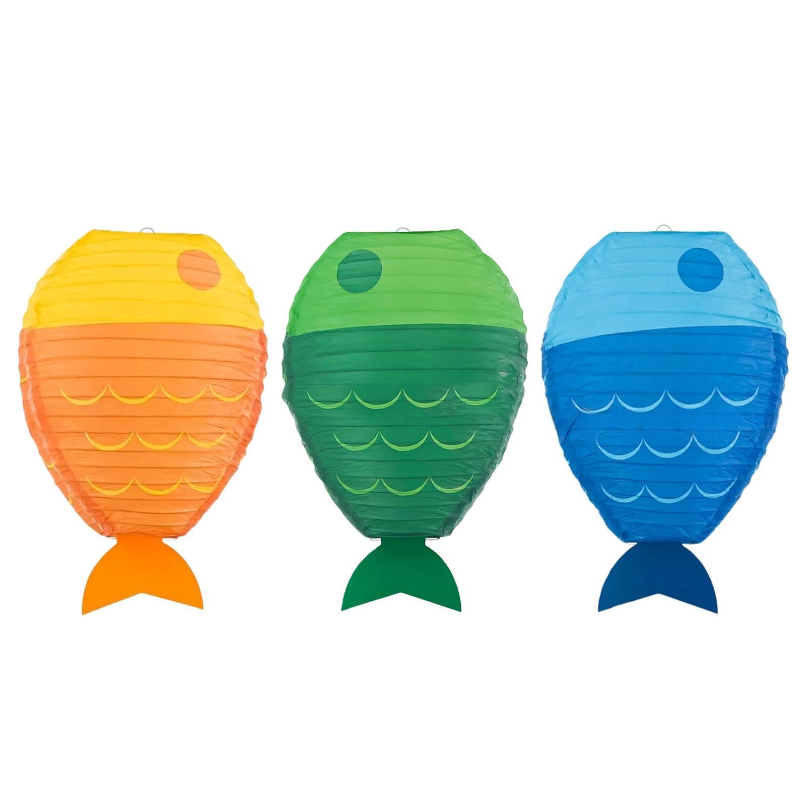 Fish Paper Lantern Cute Craft  - مراجعة Kids Outdoor Decor وسعره