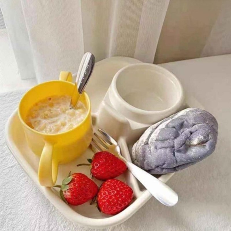 21cm Breakfast Divided Plate P - مراجعة Kids Outdoor Bbq وسعره