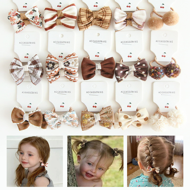 10PCS/1Set  Cute Headwear, Bab - مراجعة Kids Outdoor Decor وسعره