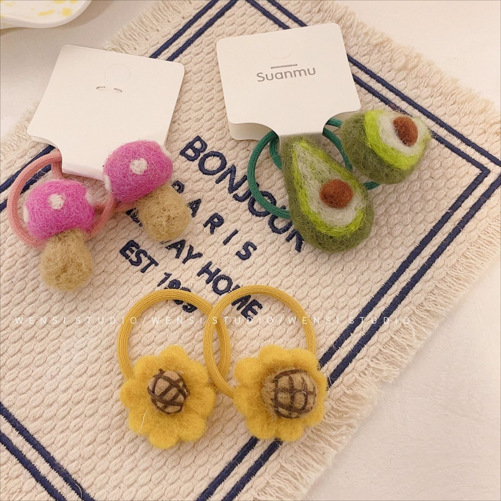 Winter Felt Hair Bands Korean  - مراجعة Kids Outdoor Decor وسعره