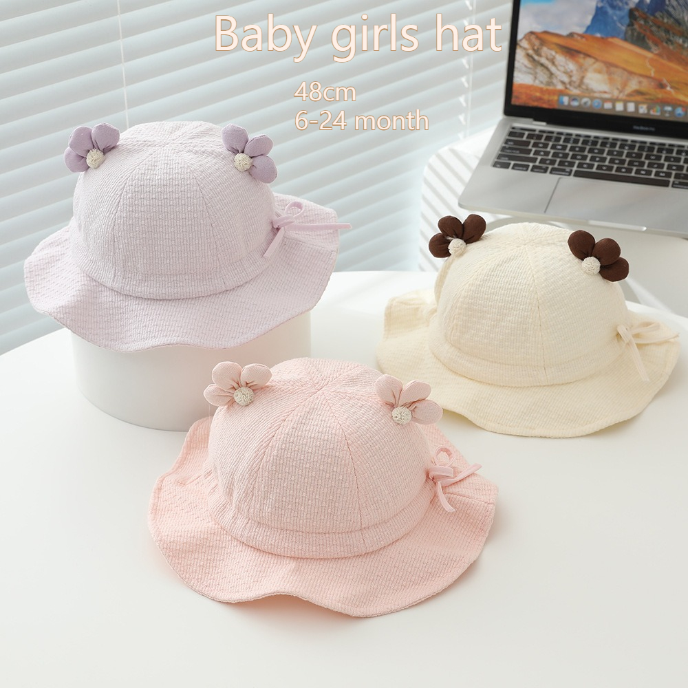 Baby Girls Sun Hat 48cm 6-24 M - مراجعة Kids Outdoor Hat وسعره