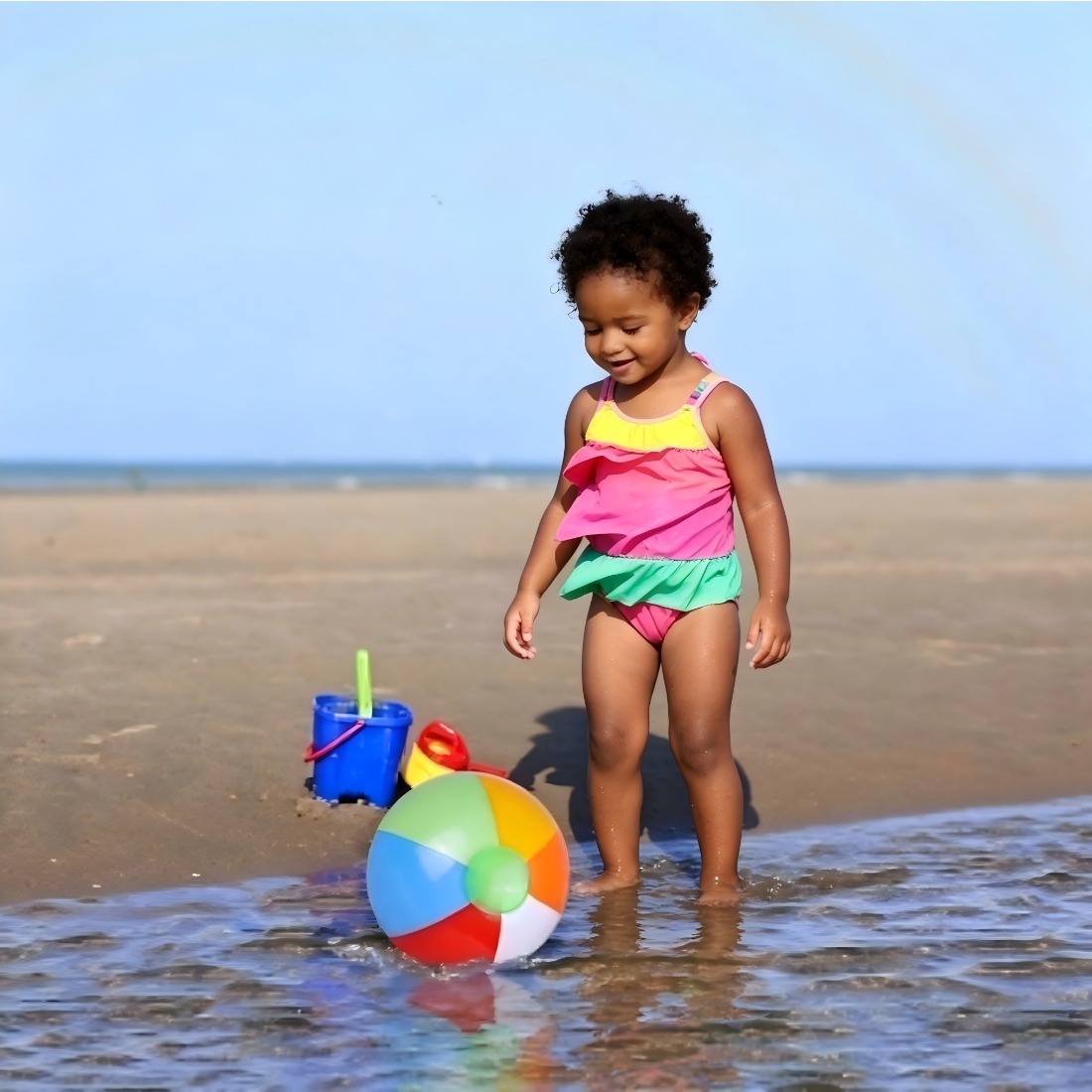 5 Pack Bulk Rainbow Inflatable - مراجعة Kids Outdoor Decor وسعره