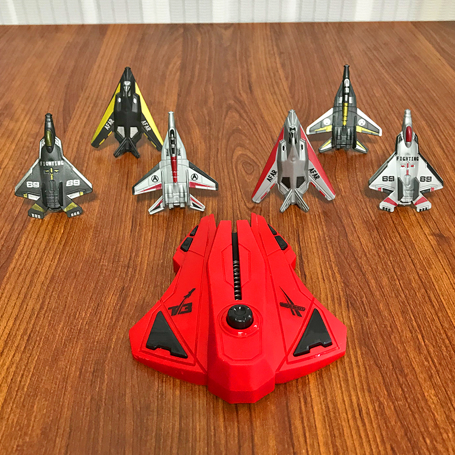 6pcs Fighter Plane Red Launche - مراجعة Kids Outdoor Adventure وسعره