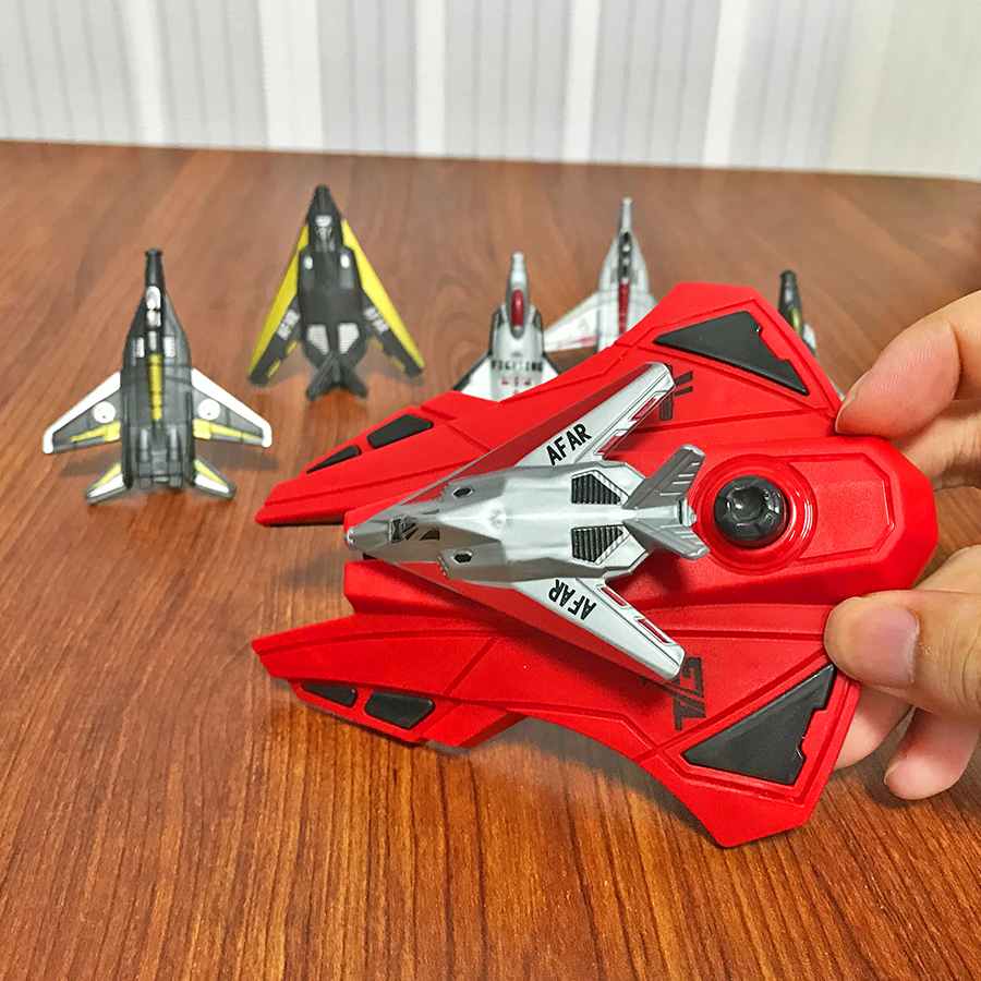 6pcs Fighter Plane Red Launche - مراجعة Kids Outdoor Adventure وسعره