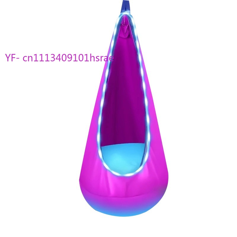 Glowing LED Inflatable Hammock - مراجعة Kids Outdoor Hanging Chair وسعره