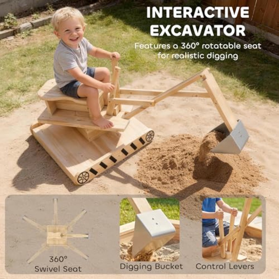 Outdoor wooden sandbox for kid - مراجعة Kids Outdoor Sandbox وسعره
