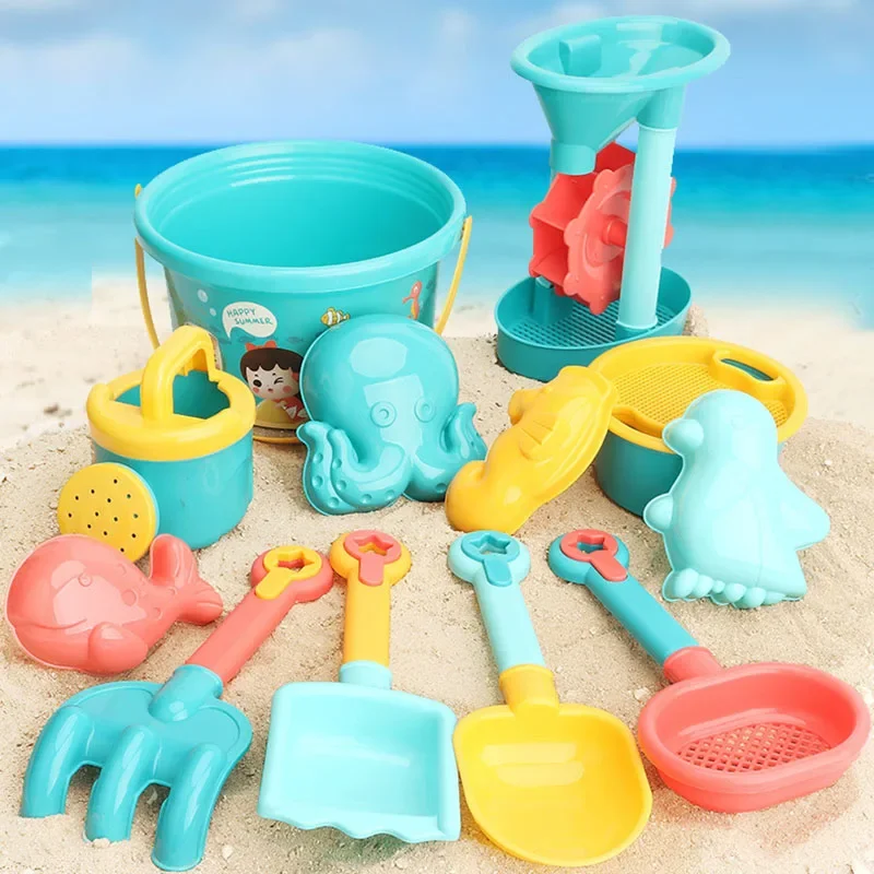 Children Sand Toys 18PCS Summe - مراجعة Kids Outdoor Sandbox وسعره