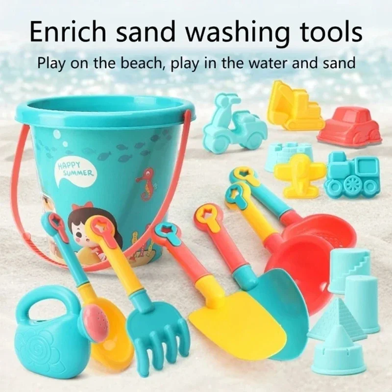 Children Sand Toys 18PCS Summe - مراجعة Kids Outdoor Sandbox وسعره