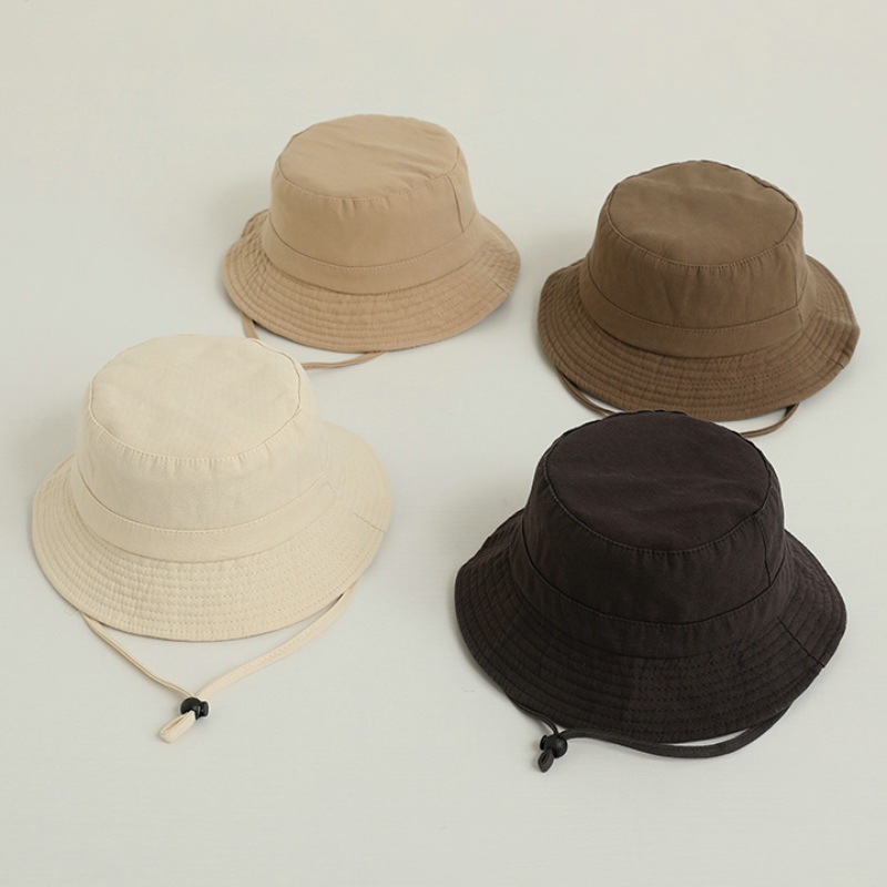 Solid Color Kids Bucket Hat Fa - مراجعة Kids Outdoor Hat وسعره