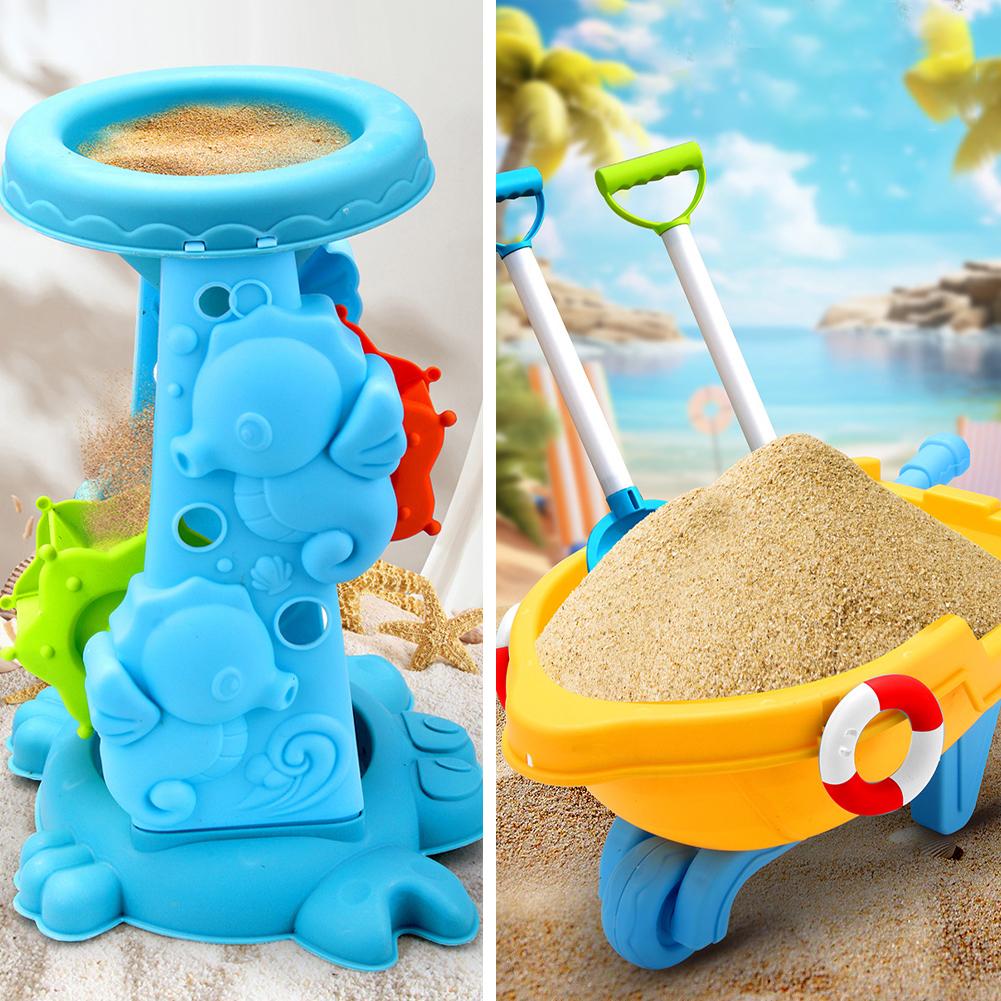 Kids Beach Toy Set Baby Sand & - مراجعة Kids Outdoor Sandbox وسعره