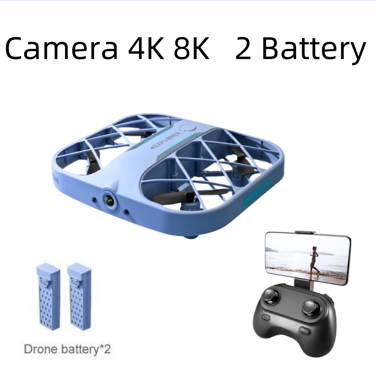 JJRC H107 FPV RC Drone with 2  - مراجعة Kids Outdoor Adventure وسعره