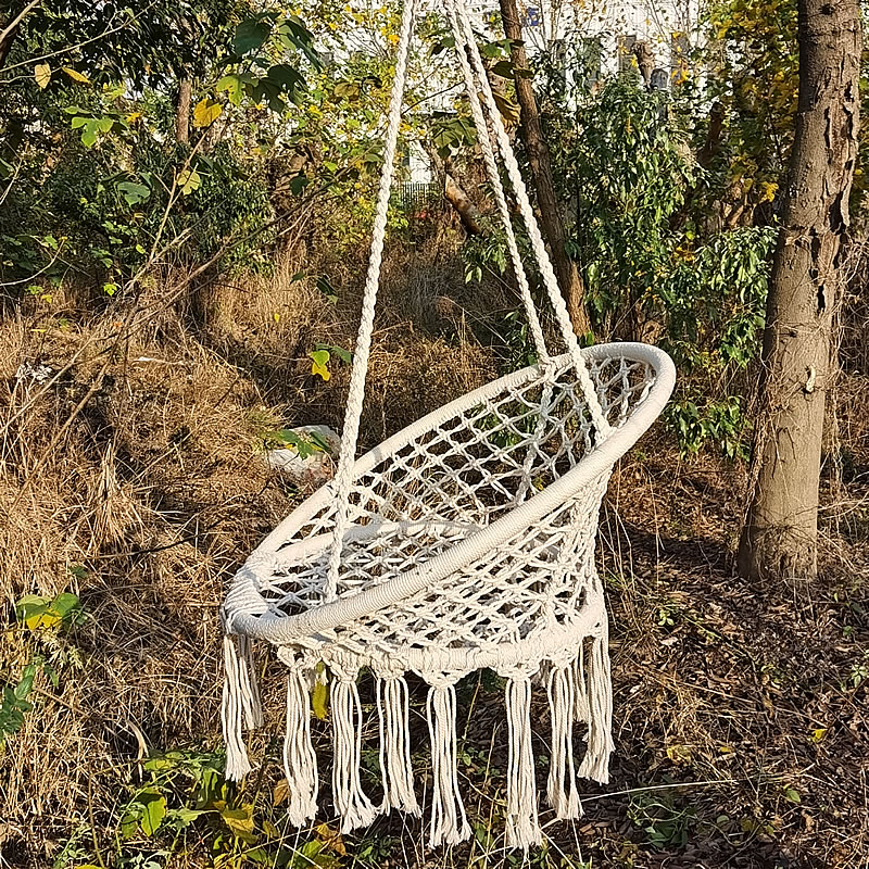 2025 Nordic Garden Handmade Kn - مراجعة Kids Outdoor Hanging Chair وسعره