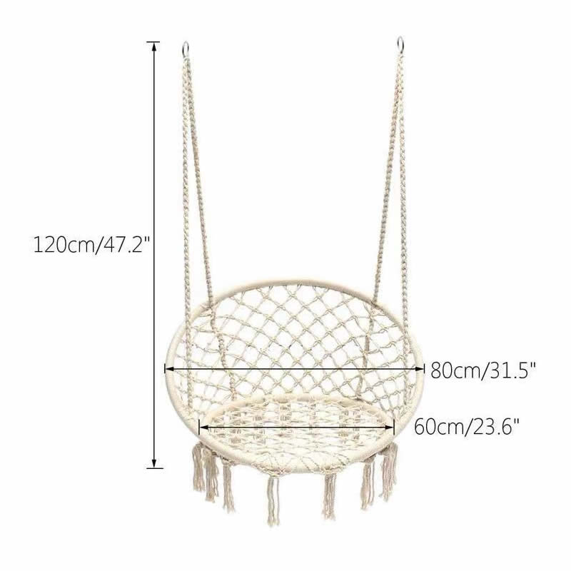 2025 Nordic Garden Handmade Kn - مراجعة Kids Outdoor Hanging Chair وسعره